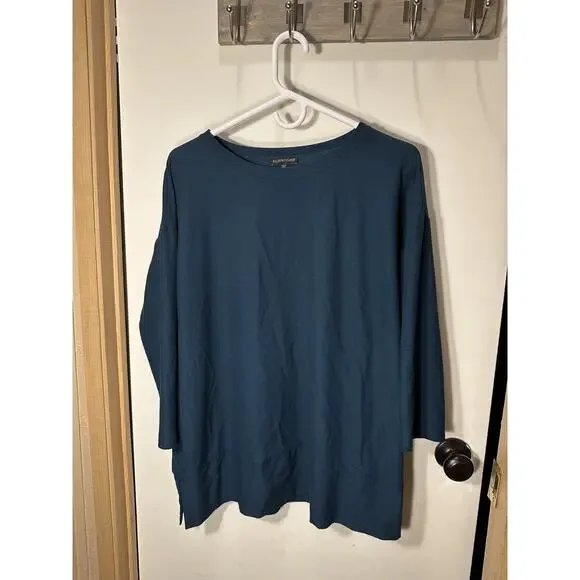 Eileen Fisher Tops Eileen Fisher Turquoise Blue Long Sleeve